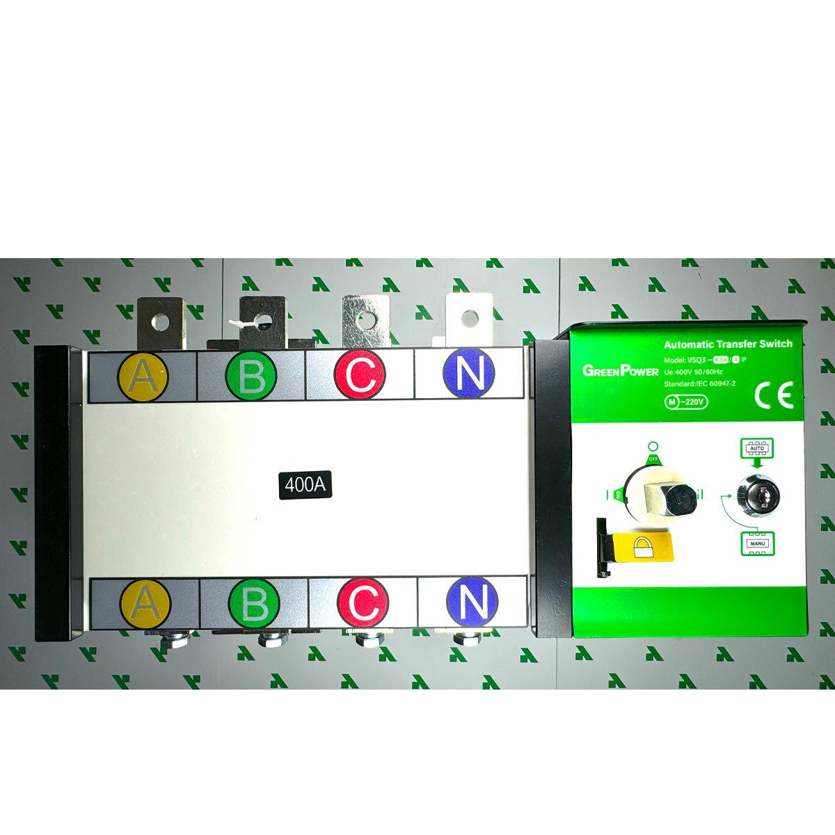 400A ATS GREEN POWER 4 KUTUP AUTOMATIC TRANSFER SWITCH