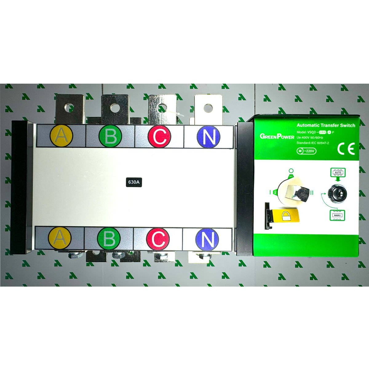 630A ATS GREEN POWER 4 KUTUP AUTOMATIC TRANSFER SWITCH