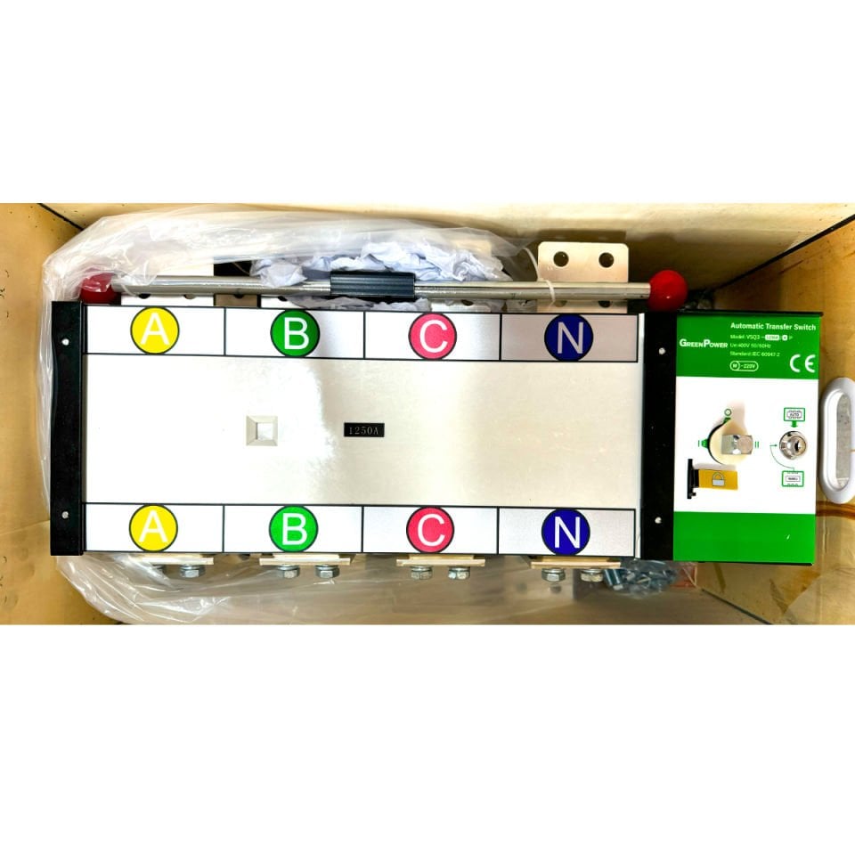 1250A ATS GREEN POWER 4 KUTUP AUTOMATIC TRANSFER SWITCH