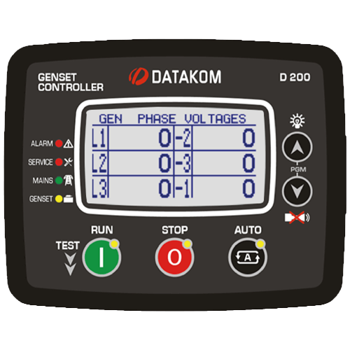 DATAKOM D200 MK2 with MPU Jeneratör Kontrol Cihazı