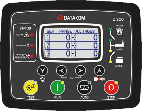 DATAKOM D300 MK3 Jeneratör Kontrol Cihazı