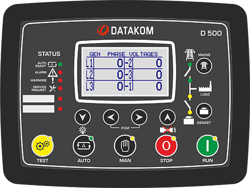 DATAKOM D500 LİTE MK2 Jeneratör Kontrol Cihazı