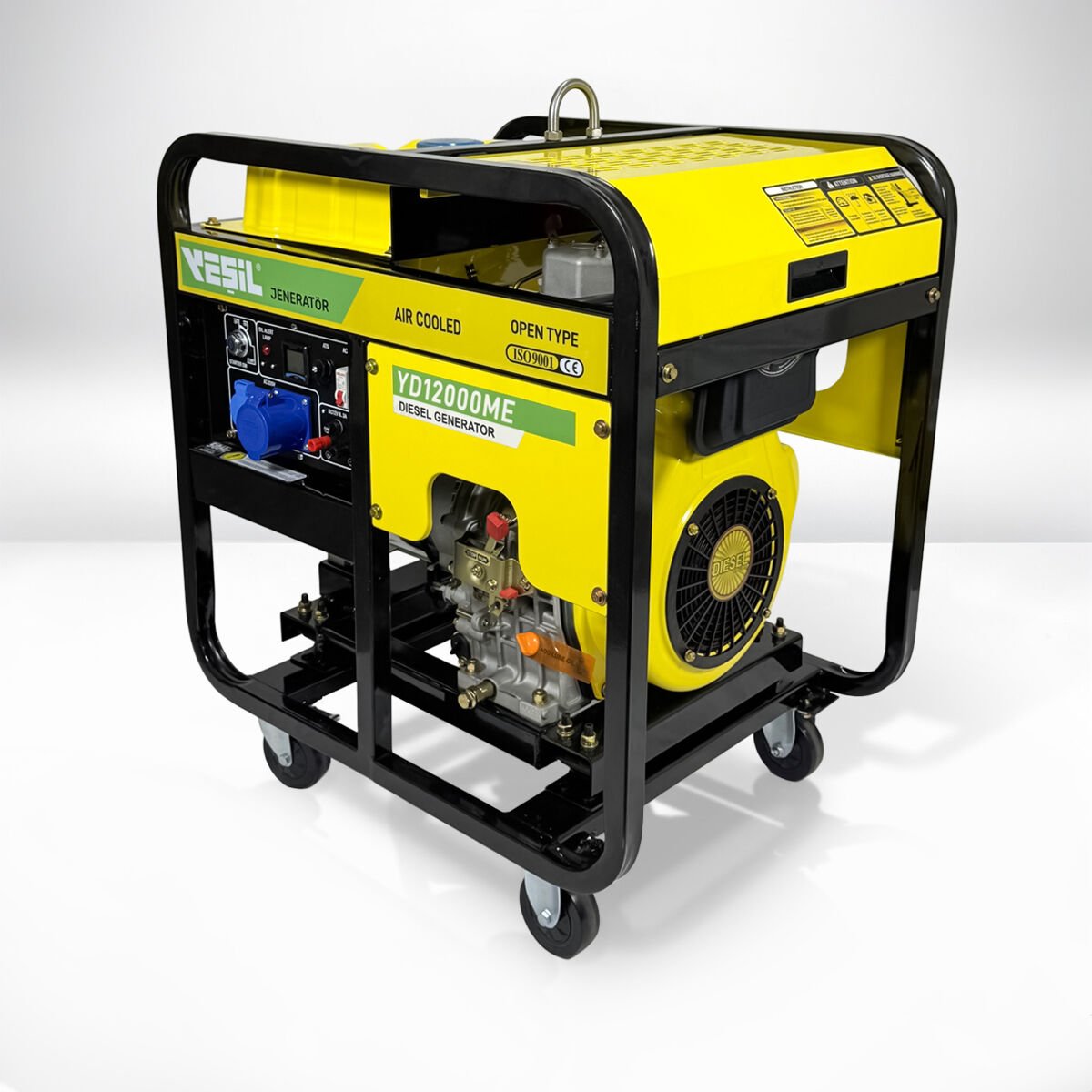 YD12000ME PORTATİF DİZEL JENERATÖR - 12 KVA MONOPHASE - Monofaze