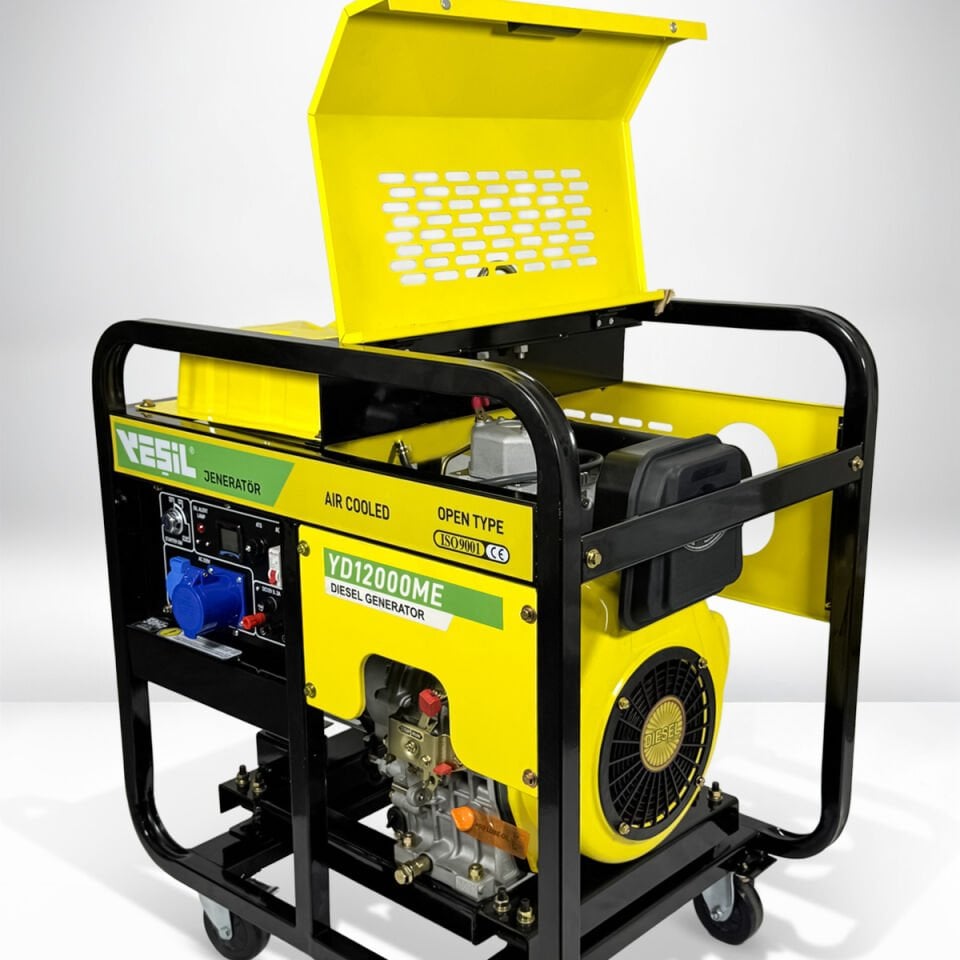 YD12000ME PORTATİF DİZEL JENERATÖR - 12 KVA MONOPHASE - Monofaze