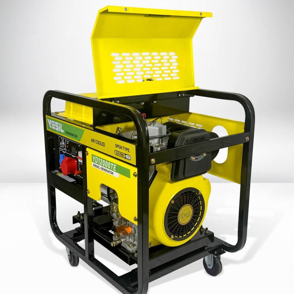 YD12000TE PORTATİF DİZEL JENERATÖR - 12 KVA TRIPHASE - Trifaze