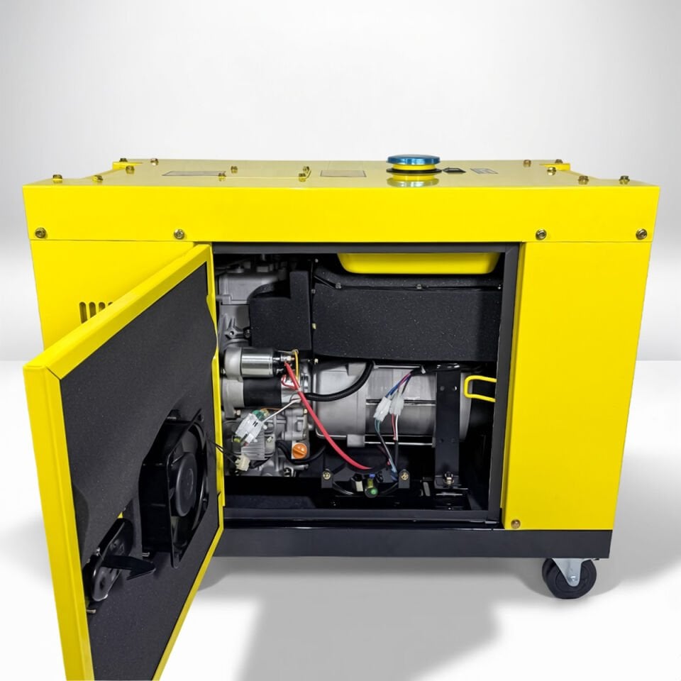 YDS10000ME KABİNLİ PORTATİF DİZEL JENERATÖR - 10 KVA MONOPHASE - Monofaze