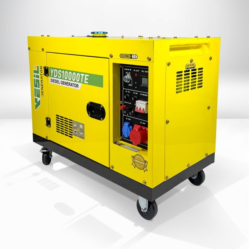 YDS10000TE KABİNLİ PORTATİF DİZEL JENERATÖR - 10 KVA TRIPHASE - Trifaze