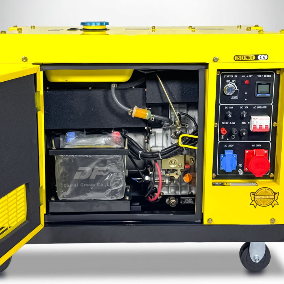 YDS10000TE KABİNLİ PORTATİF DİZEL JENERATÖR - 10 KVA TRIPHASE - Trifaze