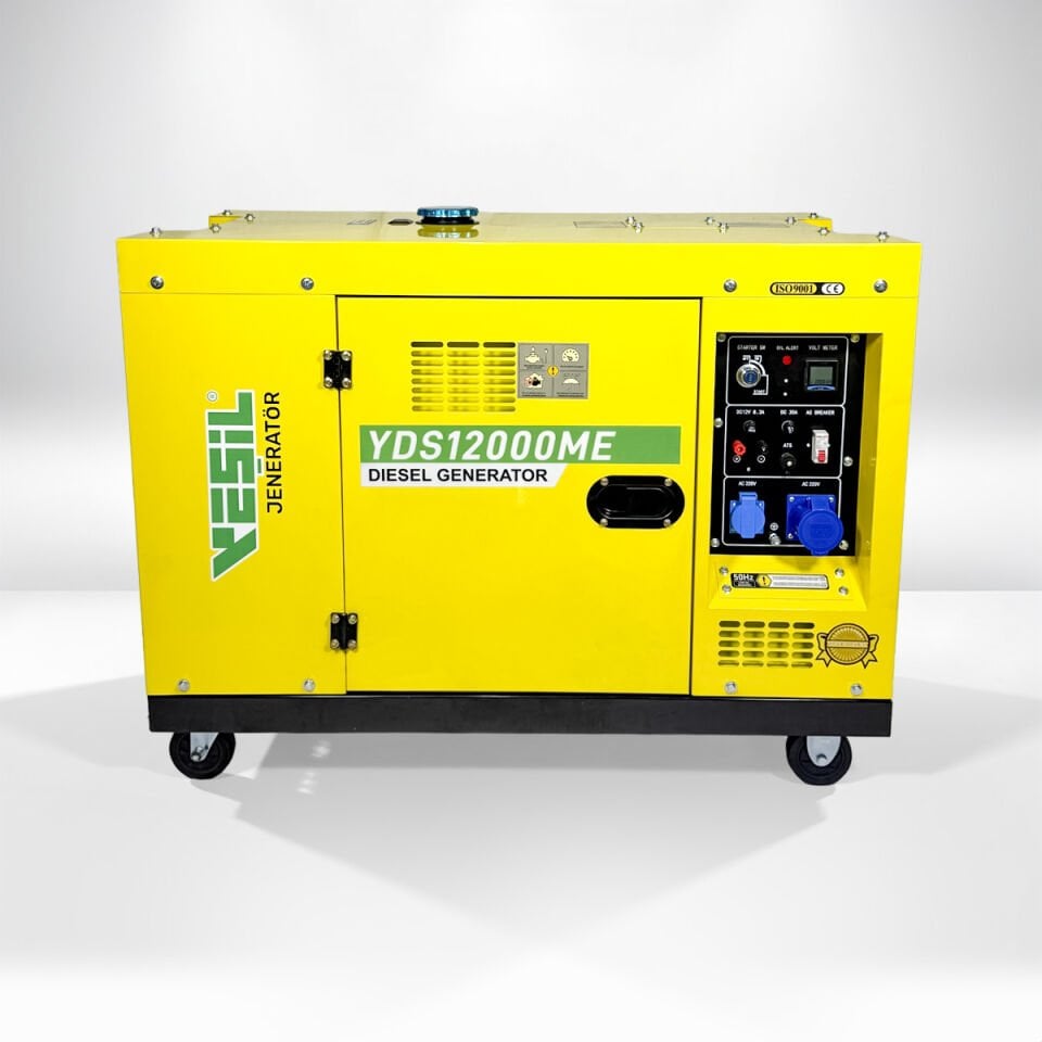 YDS12000ME KABİNLİ PORTATİF DİZEL JENERATÖR - 12 KVA MONOPHASE - Monofaze