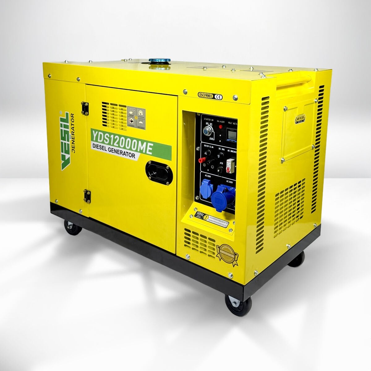 YDS12000ME KABİNLİ PORTATİF DİZEL JENERATÖR - 12 KVA MONOPHASE - Monofaze