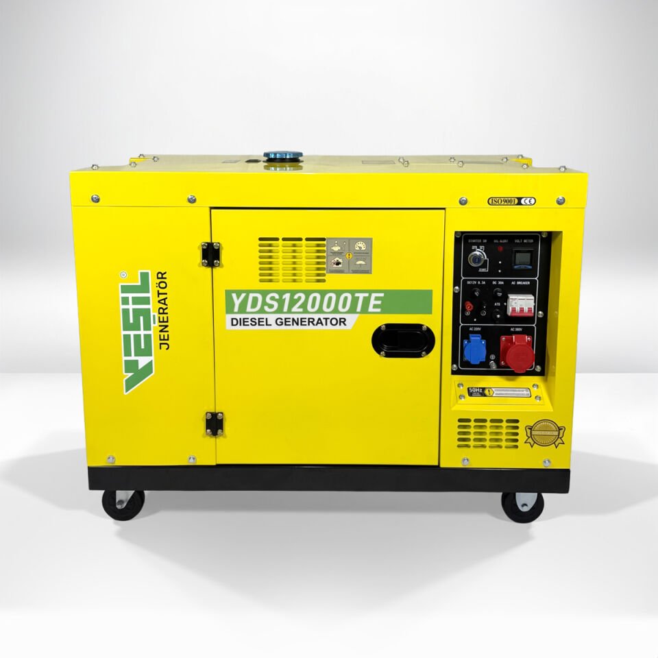 YDS12000TE KABİNLİ PORTATİF DİZEL JENERATÖR - 12 KVA TRIPHASE - Trifaze