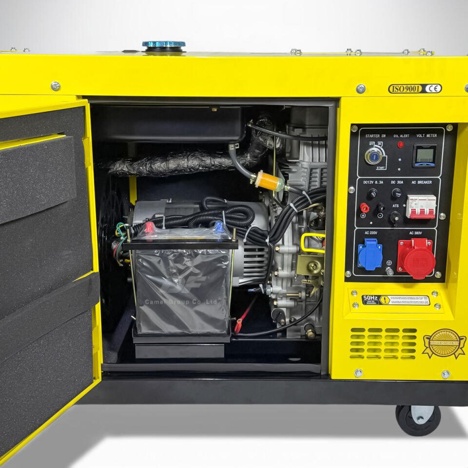 YDS12000TE KABİNLİ PORTATİF DİZEL JENERATÖR - 12 KVA TRIPHASE - Trifaze