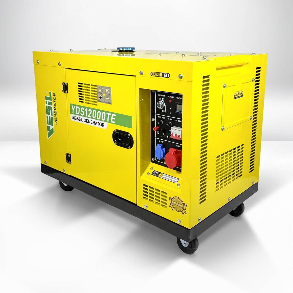 YDS12000TE KABİNLİ PORTATİF DİZEL JENERATÖR - 12 KVA TRIPHASE - Trifaze