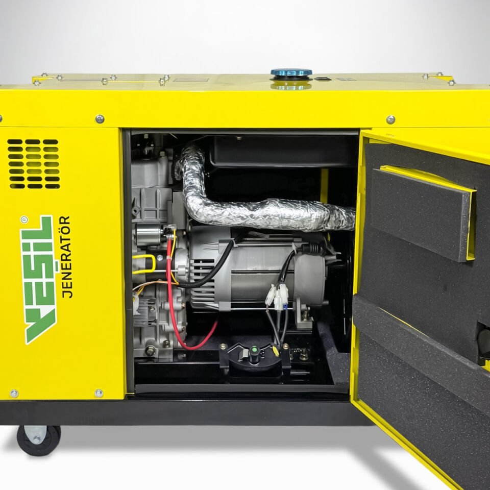 YDS12000TE KABİNLİ PORTATİF DİZEL JENERATÖR - 12 KVA TRIPHASE - Trifaze