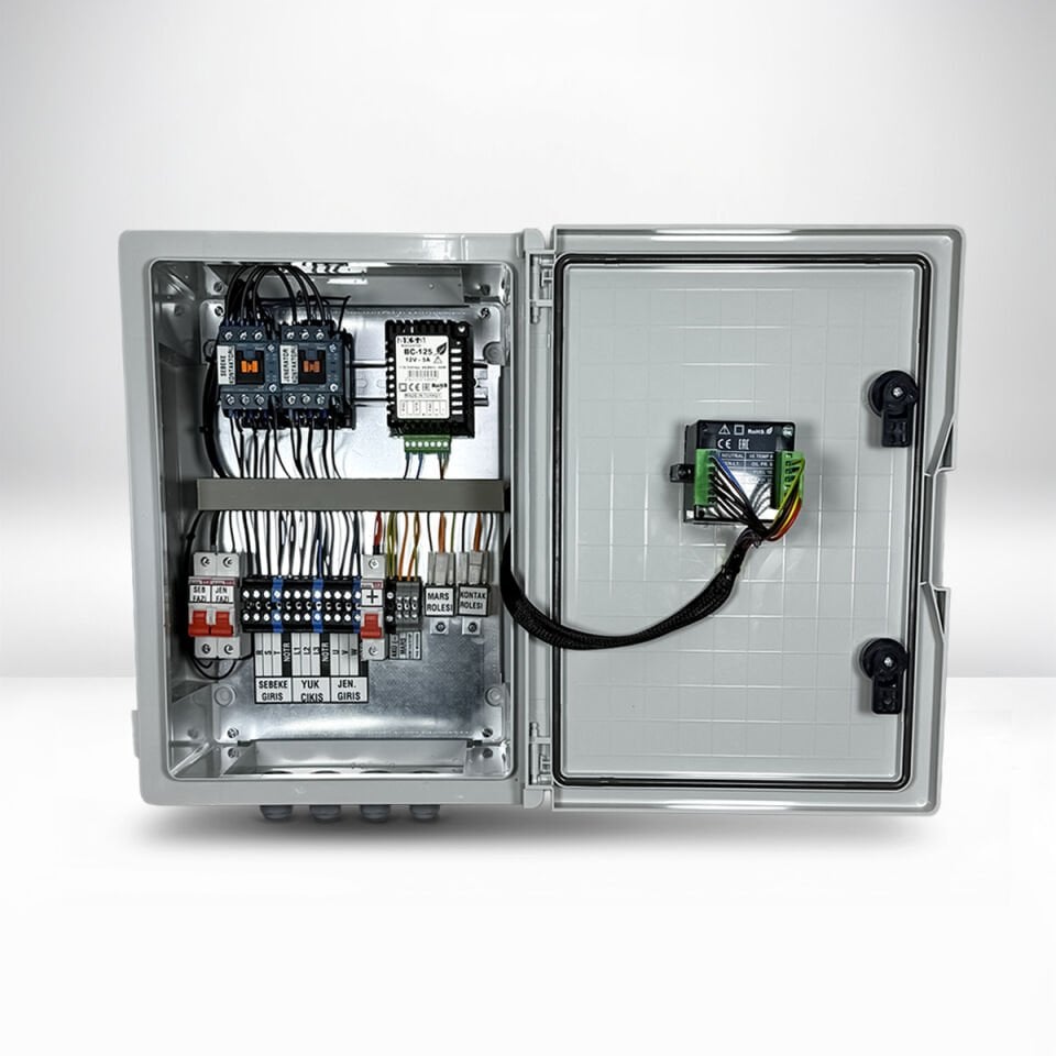 OTOMATİK TRANSFER PANOSU KOMPLE - ATS - 3 Kutuplu Monofaze