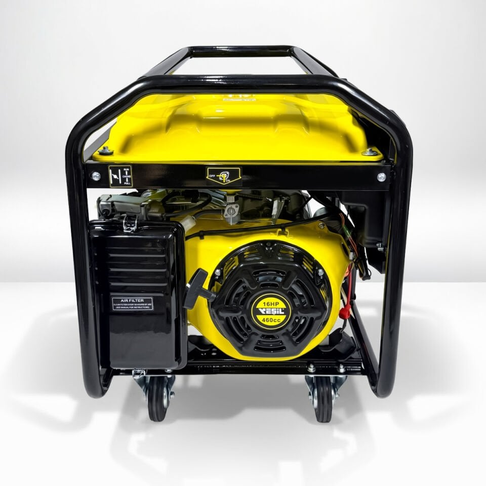 YB10000ME PORTATİF BENZİNLİ JENERATÖR - 10 KVA MONOPHASE - Monofaze