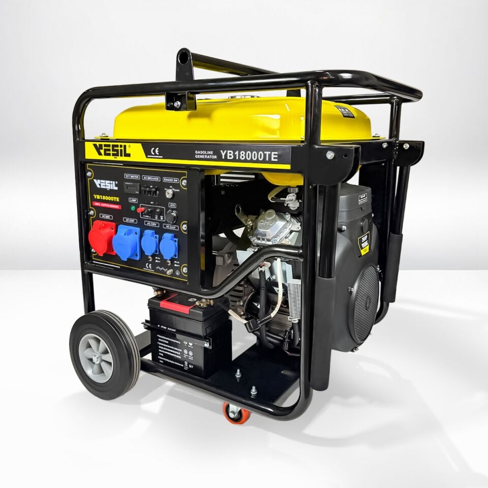 YB18000TE PORTATİF BENZİNLİ JENERATÖR - 18 KVA TRIPHASE - Trifaze